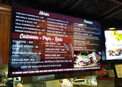 Digital Menu Boards