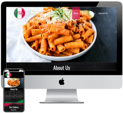 Via Pizza website