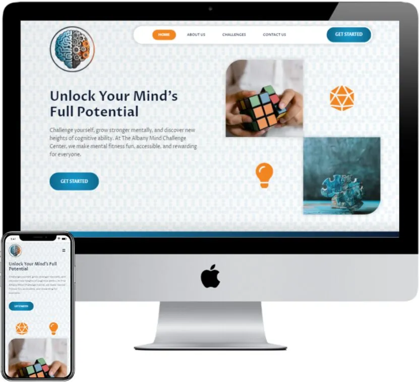 The Albany Mind Challenge Center website