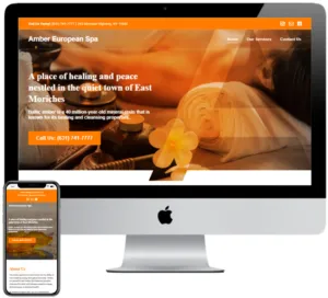 Amber European Spa website