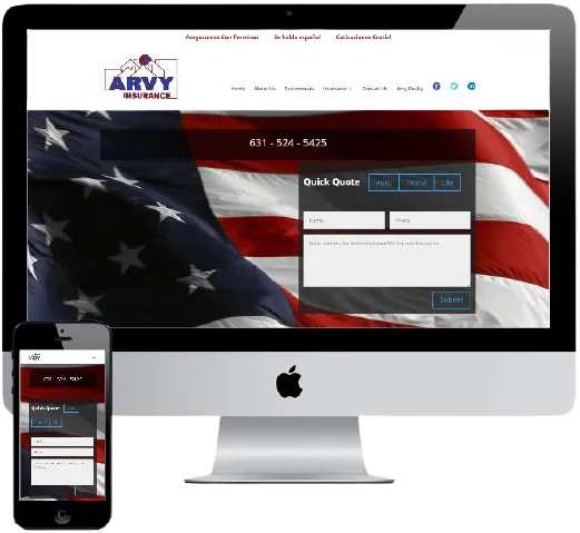 Arvy Insurance website