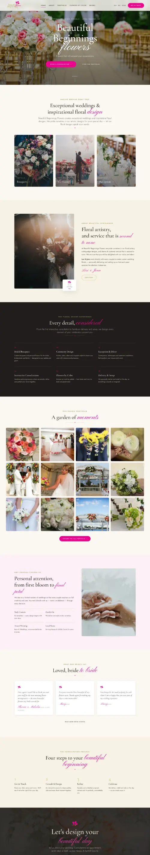Beautiful Beginnings website
