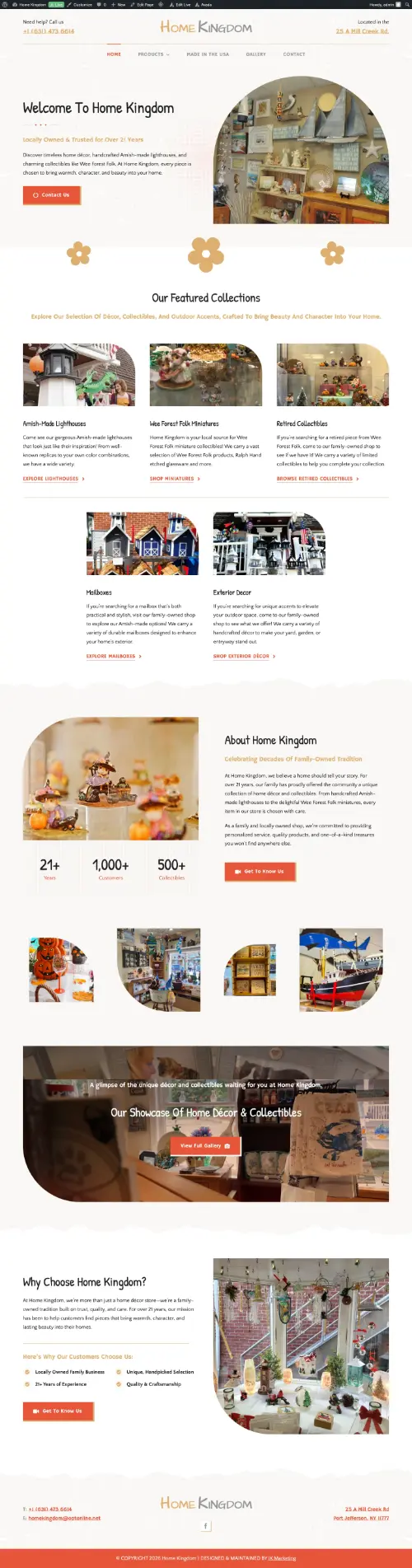 Home Kingdom website