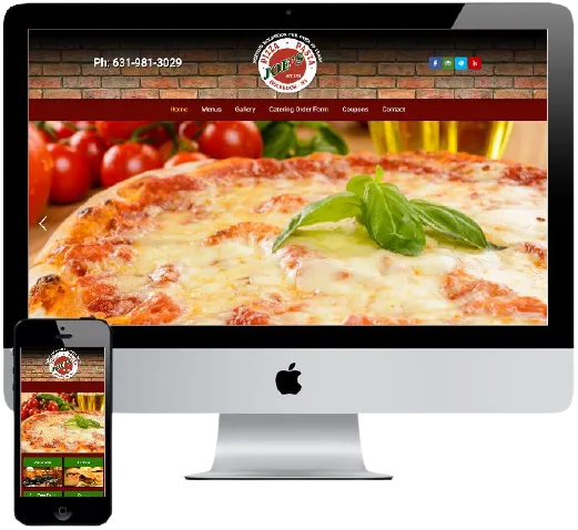 Joe's Pizza website
