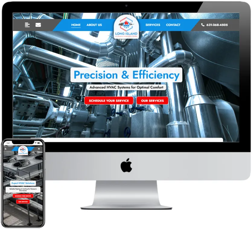 Long Island Climate Control website