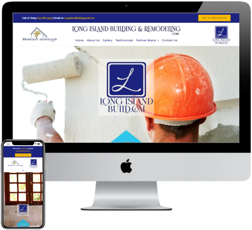 Long Island Building and Remodeling website