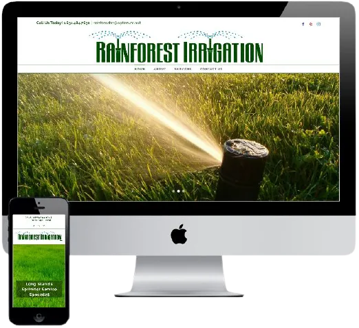 Rainforest Irrigation website