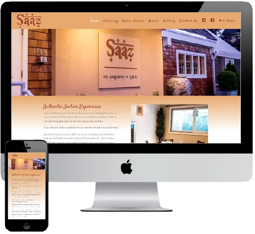 Saaz Indian website