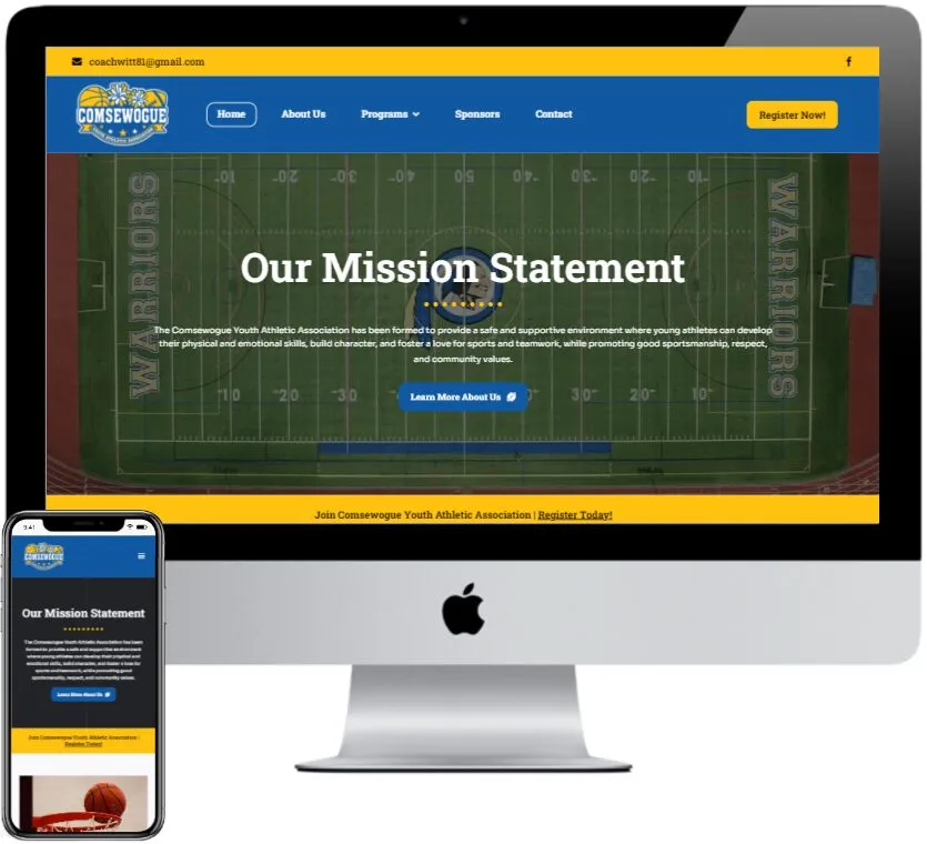 Comsewogue Youth Athletic Association website