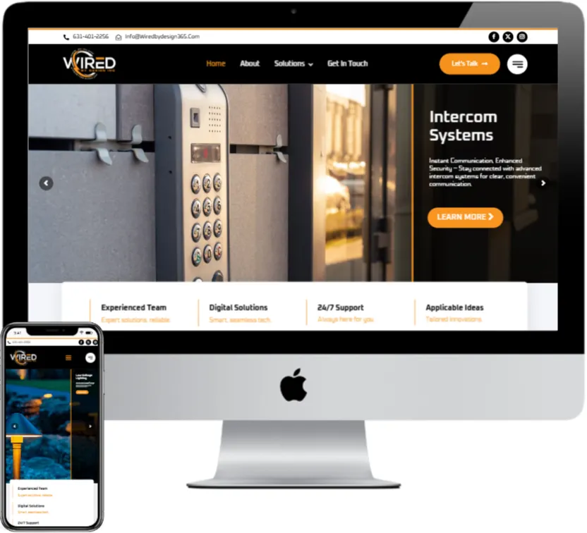 Wired by Design website